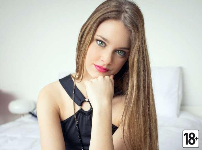 Фото девушек с голубыми глазами и русыми волосами