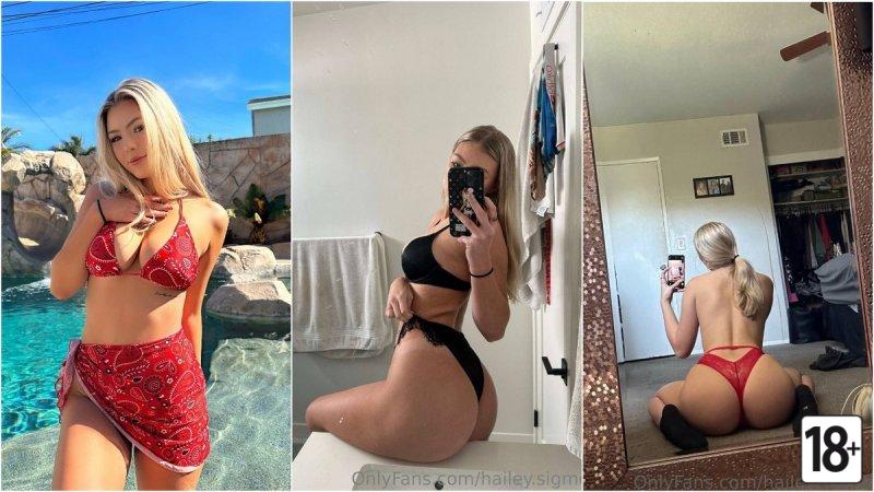 Хейли Сигмонд: 18-летняя американская звезда соцсетей в пикантных фото