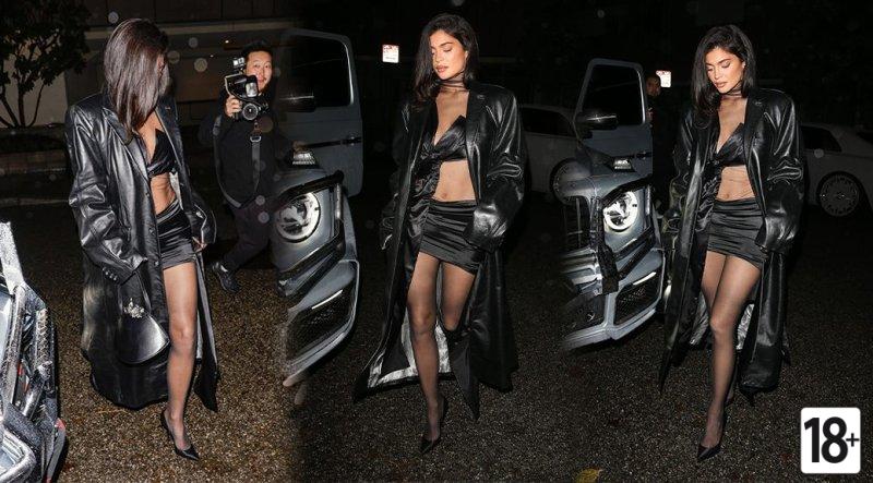 Кайли Дженнер прибыла в ресторан The Nice Guy в сексуальном наряде