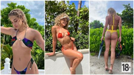 Жасмин Сандерс на фото выглядит восхитительно и соблазнительно