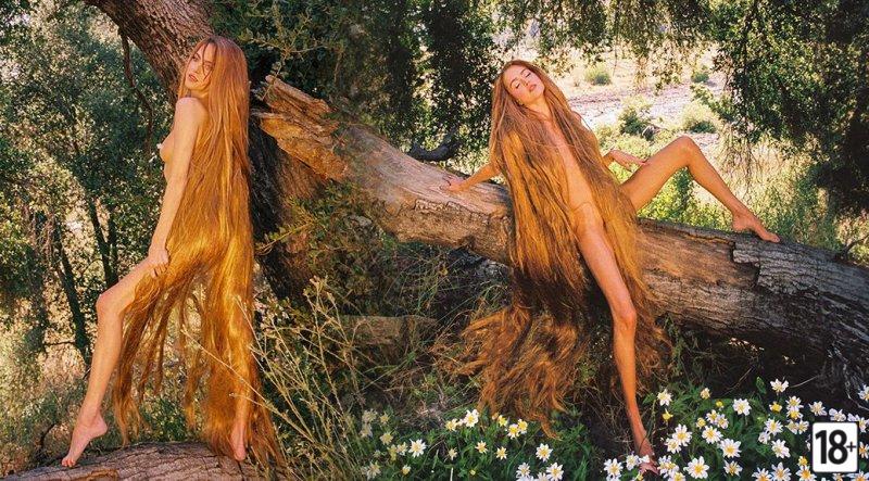 Энн Уинтерс без лишних слов на откровенных фото в горячей фотосессии