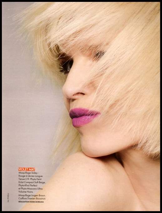 Ева Герцигова (Eva Herzigova) на обложке «Elle»