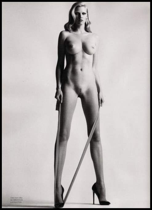 Обнаженные супермодели в Love Magazine