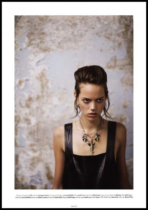 Фрая Беха Эрихсен (Freja Beha Erichsen) для «Twin Magazine»