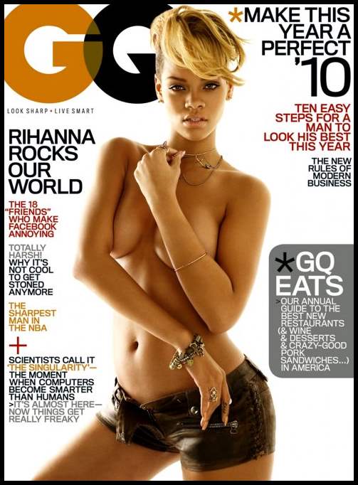Голая Рианна (Rihanna) в «GQ» (фото)