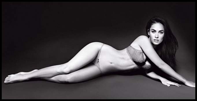 Обнаженная Меган Фокс (Megan Fox) для Armani