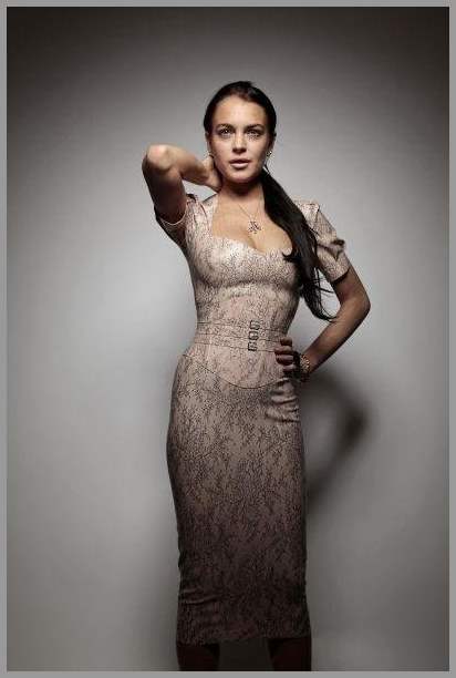 Линдсей Лохан (Lindsay Lohan) в новом образе для журнала SUN