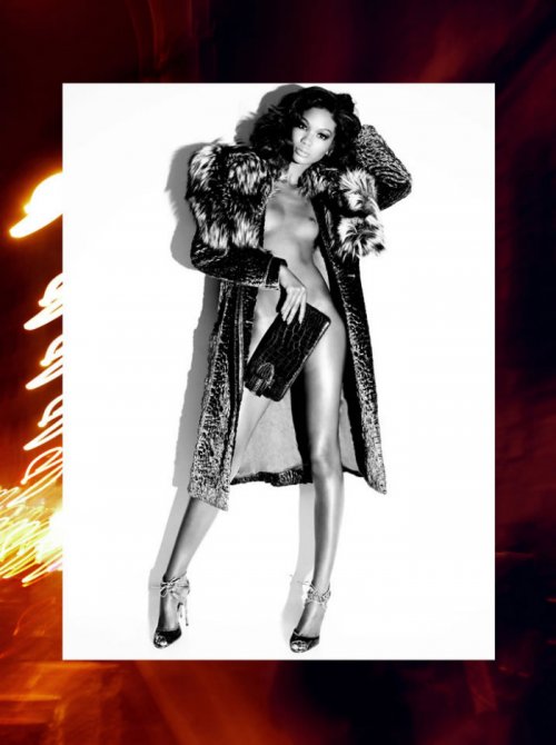 Шанель Иман (Chanel Iman) в двух пикантных фотосессиях