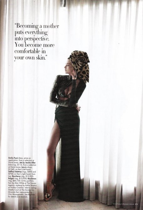 Миранда Керр (Miranda Kerr) обнажилась для Harper's Bazaar