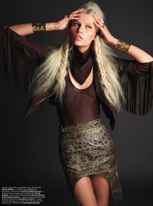 Алин Вебер (Aline Weber) в фотосессии для журнала «Vogue»