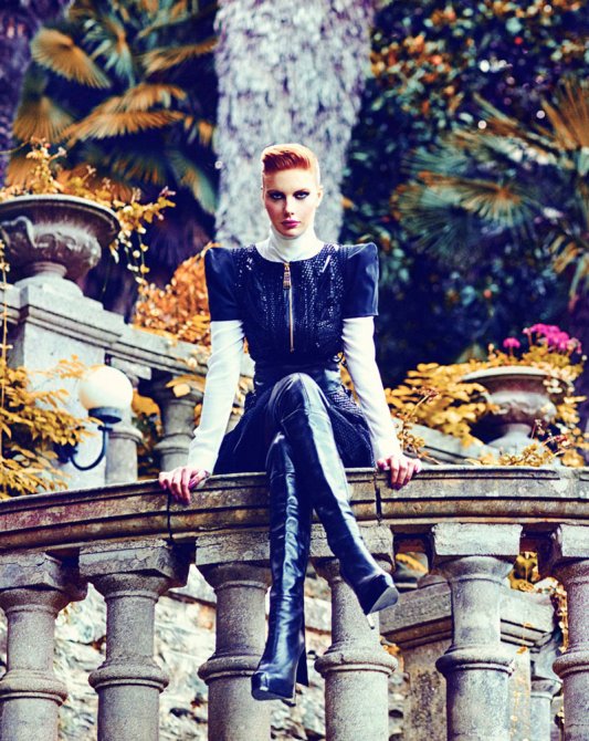 Нина Рейндерс (Nina Reijnders)  и Виктория Липатова в фотосете для Marie Claire