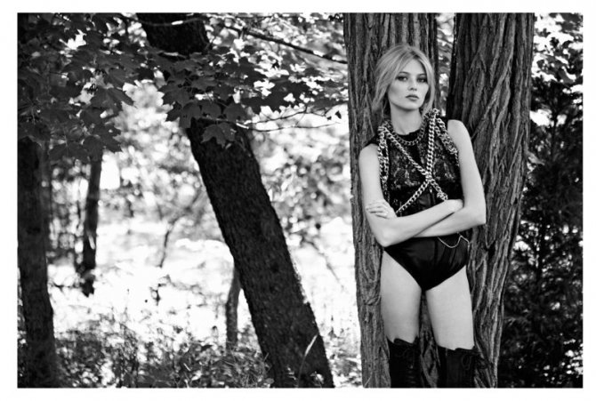 Вика Фалилеева в фотосете для журнала «Deutsch»