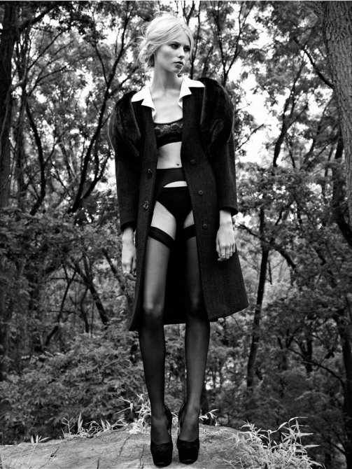 Вика Фалилеева в фотосете для журнала «Deutsch»