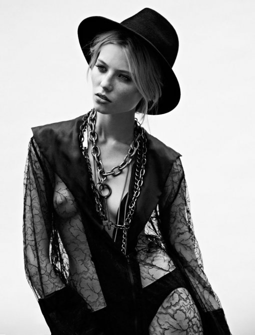 Вика Фалилеева в фотосете для журнала «Deutsch»