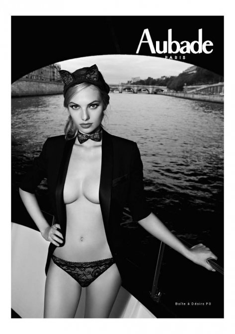 Диони Табберс (Dioni Tabbers) в нижнем белье «Aubade»