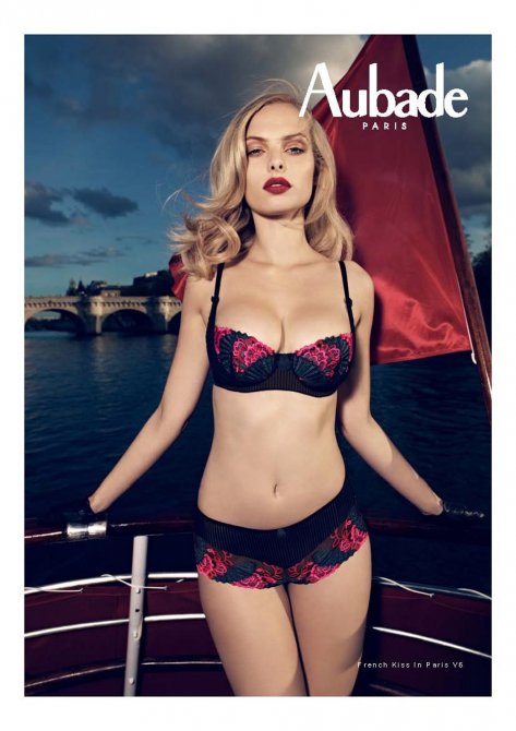 Диони Табберс (Dioni Tabbers) в нижнем белье «Aubade»