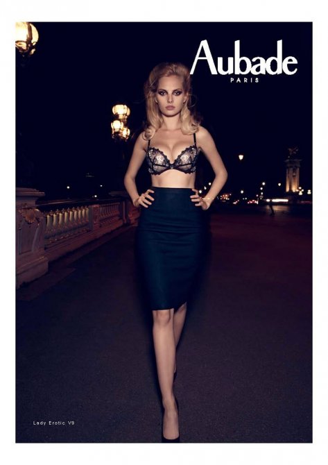 Диони Табберс (Dioni Tabbers) в нижнем белье «Aubade»