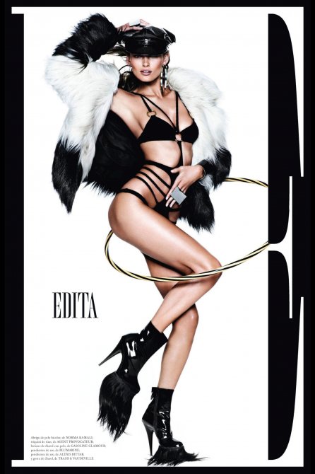 Созвездие знаменитых красоток в топлес-сессии  для журнала «Vogue»