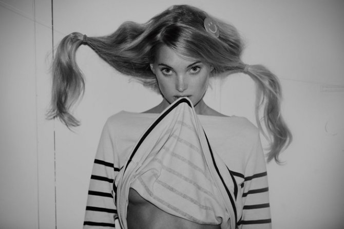 Обнаженная Эльза Хоск (Elsa Hosk) в фотосете Гая Ароша (Guy Aroch)