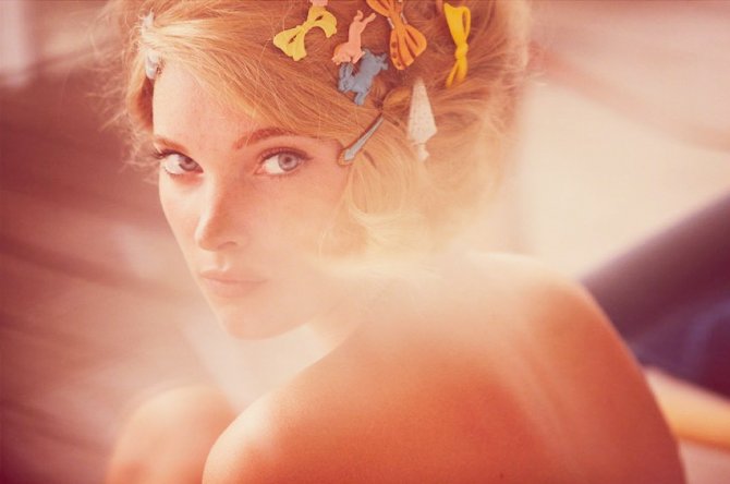 Обнаженная Эльза Хоск (Elsa Hosk) в фотосете Гая Ароша (Guy Aroch)