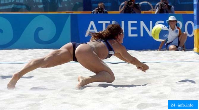 Притягательный женский волейбол