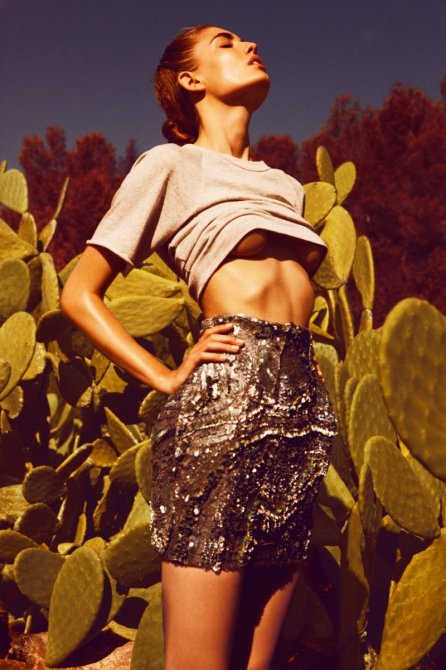 Надя Бендер (Nadja Bender) топлес для журнала «Dansk»