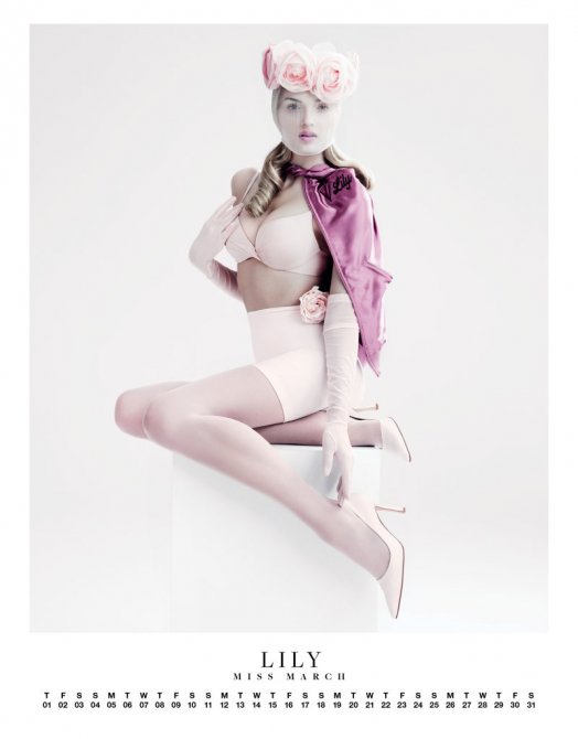 Календарные девушки в работе Вилли Вандерперре (Willy Vanderperre)