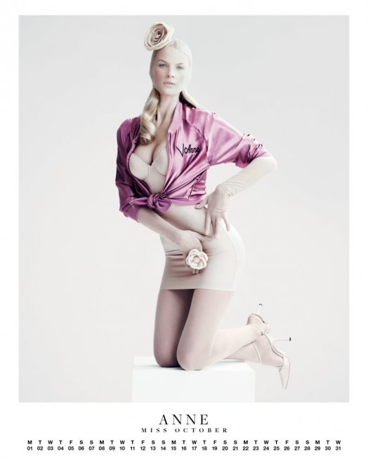 Календарные девушки в работе Вилли Вандерперре (Willy Vanderperre)