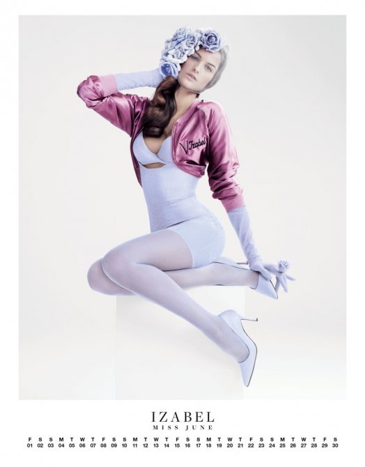 Календарные девушки в работе Вилли Вандерперре (Willy Vanderperre)