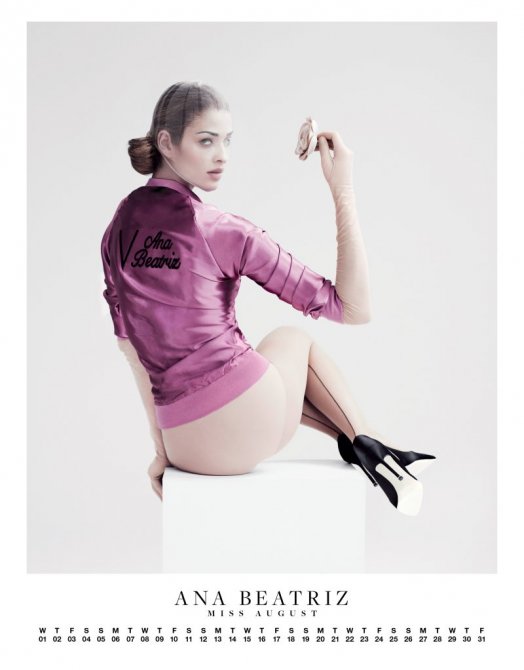 Календарные девушки в работе Вилли Вандерперре (Willy Vanderperre)