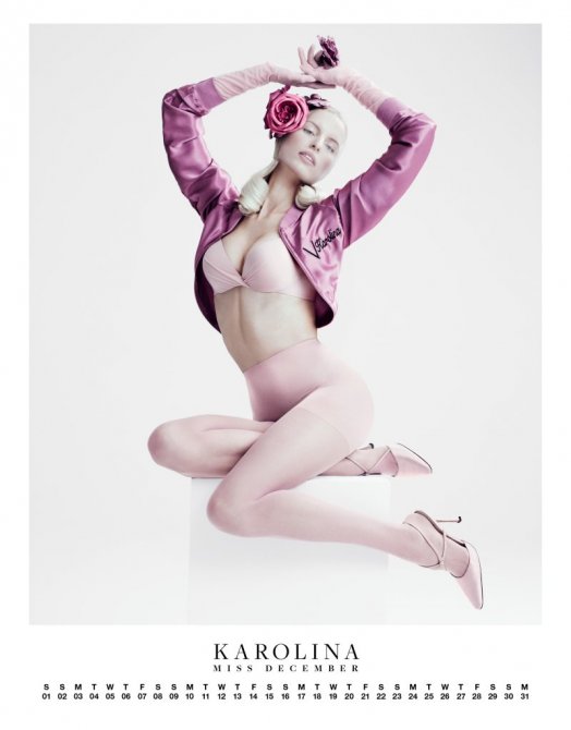 Календарные девушки в работе Вилли Вандерперре (Willy Vanderperre)