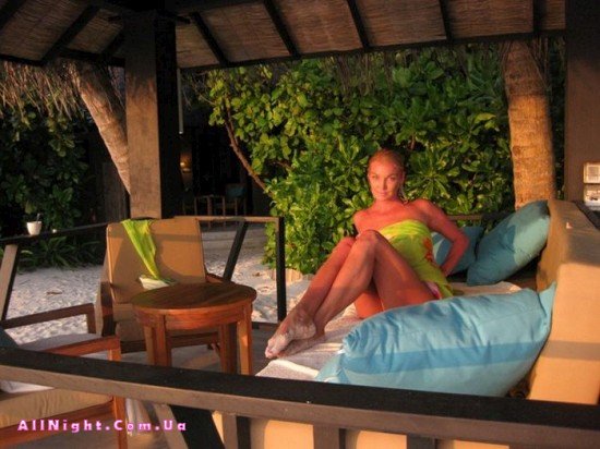 Голая Анастасия Волочкова на Мальдивах