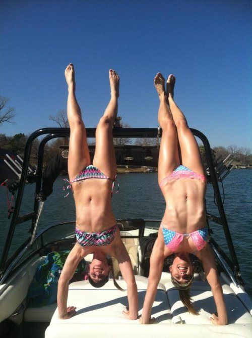 Стройные девушки, которые следят за своей фигурой