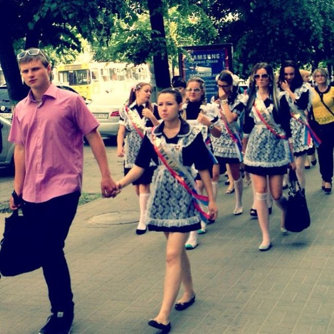 Выпускницы на последнем звонке 2013 Выпускницы на последнем звонке 2013