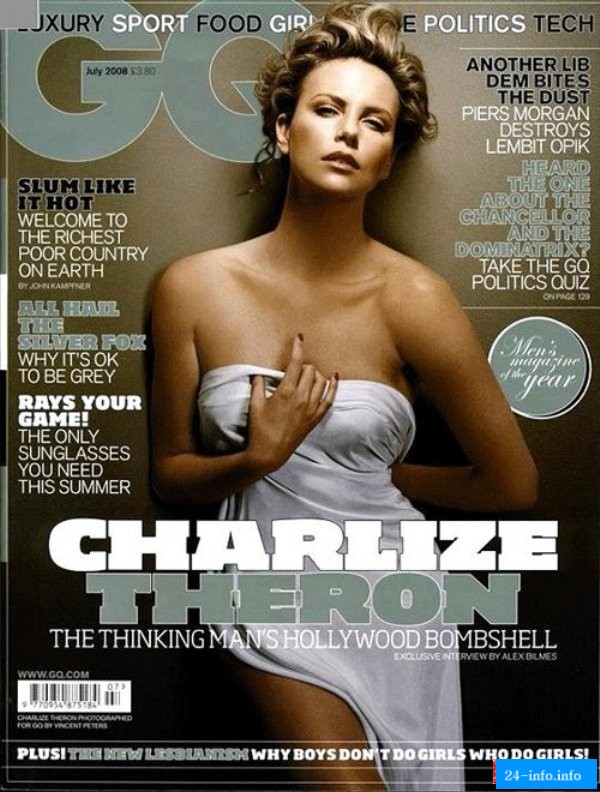 Голая Шарлиз Терон