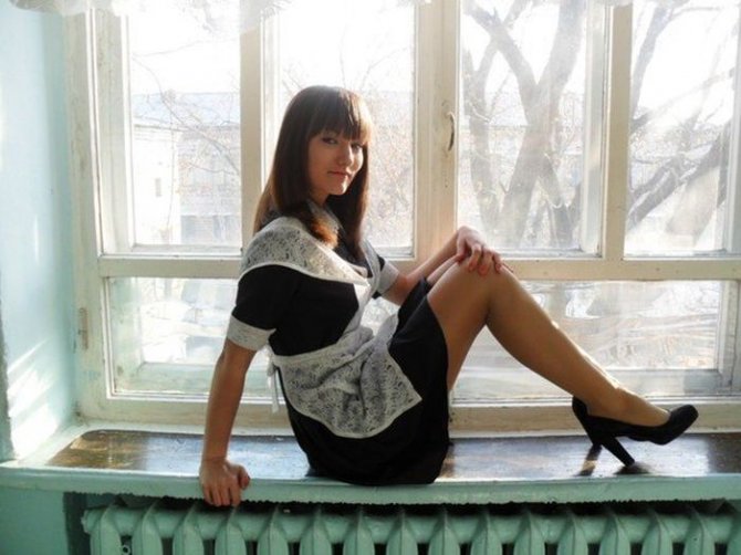 Выпускницы на последнем звонке 2013