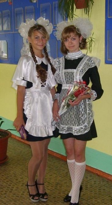 Выпускницы на последнем звонке 2013