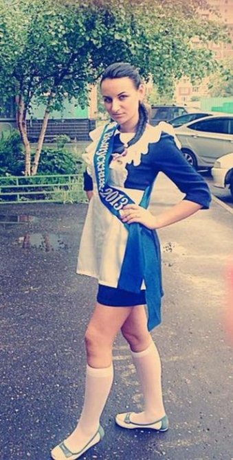 Выпускницы на последнем звонке 2013