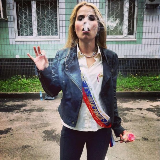 Выпускницы на последнем звонке 2013