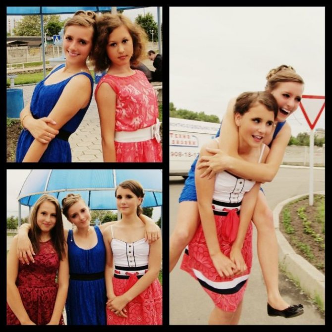 Выпускницы на последнем звонке 2013