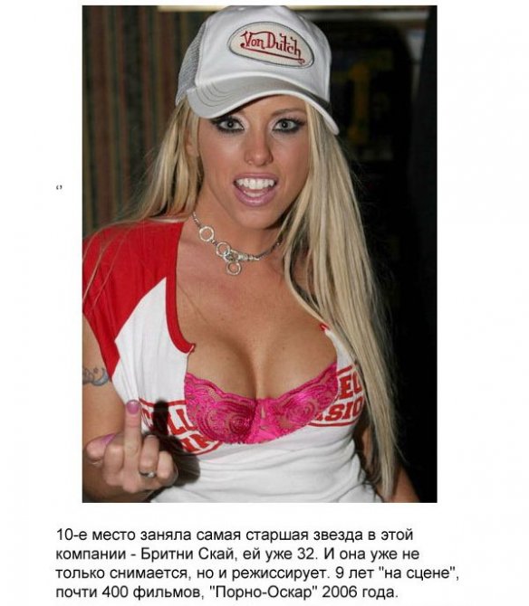 ТОП-10 самых сексуальных порноактрис в мире