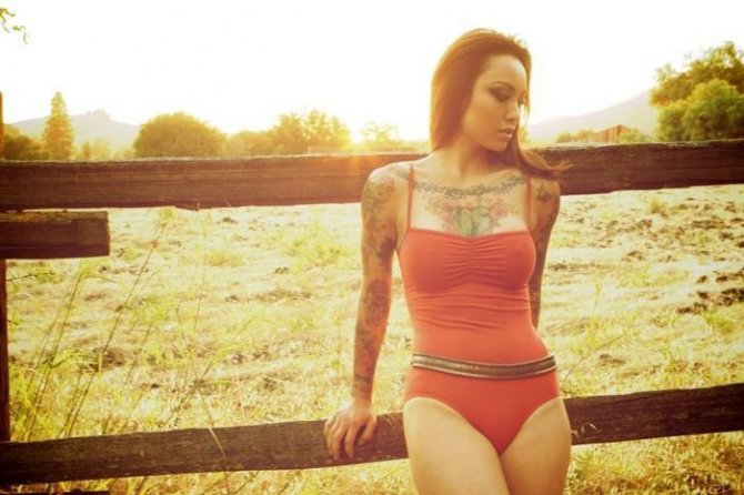 Татуированные девушки