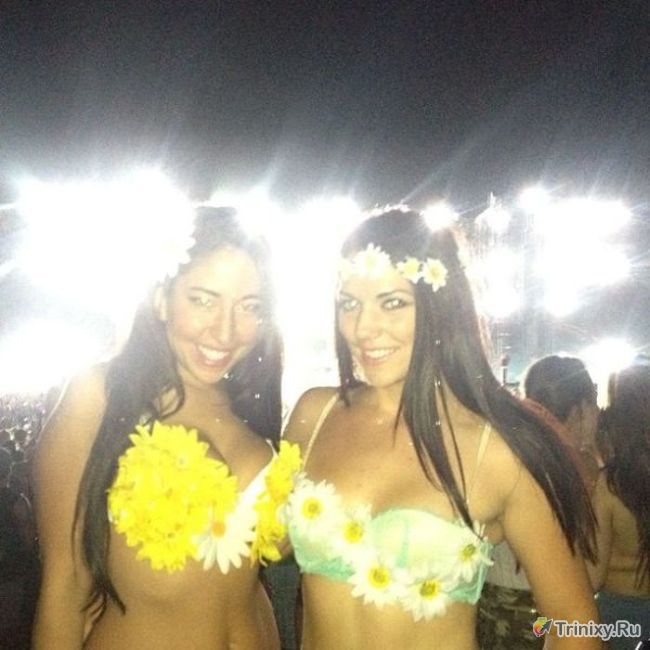 Сексуальные красотки с фестиваля электронной музыки в Лас-Вегасе