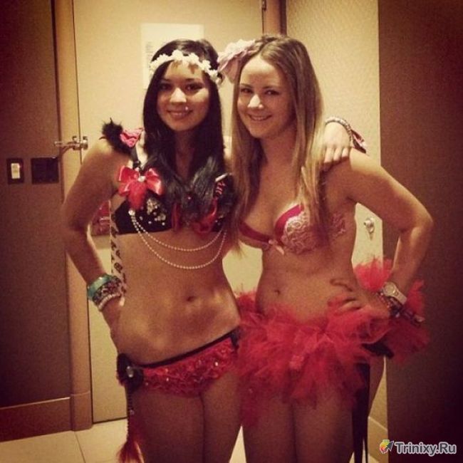 Сексуальные красотки с фестиваля электронной музыки в Лас-Вегасе