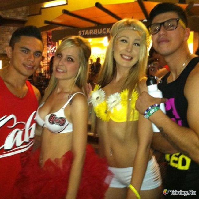 Сексуальные красотки с фестиваля электронной музыки в Лас-Вегасе