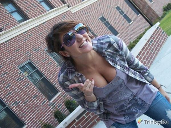 Стройные девушки с большим бюстом