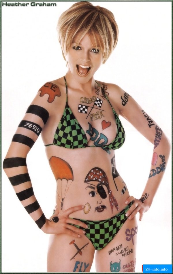 Голая Хизер Грэм