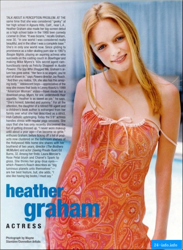 Голая Хизер Грэм