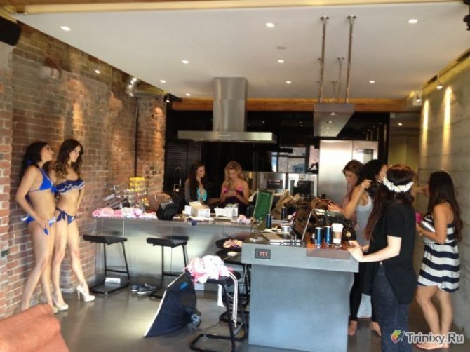 Фотоотчет с гламурной фотосессии для журнала