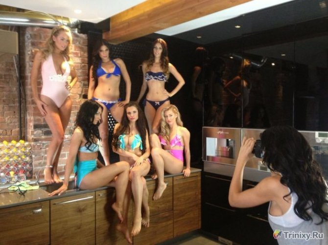 Фотоотчет с гламурной фотосессии для журнала